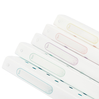 Classeur de taille A4 avec logo personnalisé classeur à anneaux coloré PP 2 3 4 trous de type O avec poche intérieure produits de classement