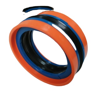 Hydraulic Cylinder Piston Seal H780 KDAS DAS <strong>Rubber</strong> <strong>Plastic</strong> 63*47*18.4/6.35mm 63*47*31.1mm Machine Oil Resistance Seal Set - Product Image 2