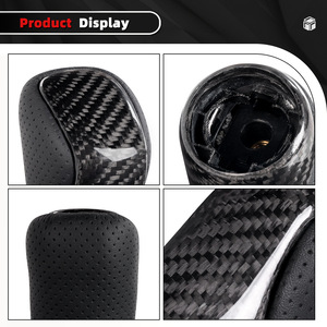 Lexus Carbon Fiber Gear <b>Shift</b> <b>Knob</b> Black Ergonomic Fit For ES300h ES350 GS350 GX460 IS350 NX300 - Product Image 4