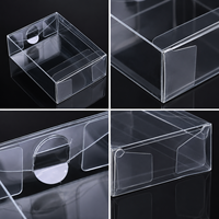Boîte pliante en plastique PET transparente personnalisée |   Boîte d'emballage transparente avec languette de suspension pour la vente au détail, les cadeaux et l'électronique