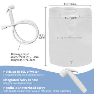 Sacca da bagno per doccia in PVC da campeggio per escursionismo - Product Image 4