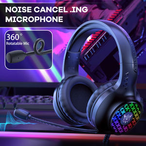 Auriculares para juegos <span class=keywords><strong>ONIKUMA</strong></span> X7 PRO con cable RGB, micrófono con cancelación de ruido, vocalismo dinámico, altavoz de 40mm de diámetro para viajes - Product Image 3