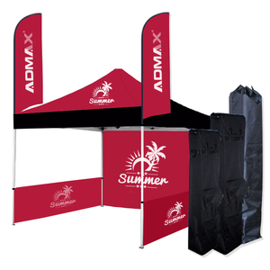 3x3 promozionali pieghevoli per eventi con stampa personalizzata tenda Pop-up logo festa matrimonio tendone Gazebo baldacchino per fiera tende - Product Image 1