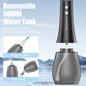 Tragbare 500ml wiederauf ladbare kabellose Mund dusche 5 Modi Elektrisches Wasser Zahnseide Zähne Pick Mundwasser Zahn reiniger - Product Image 3