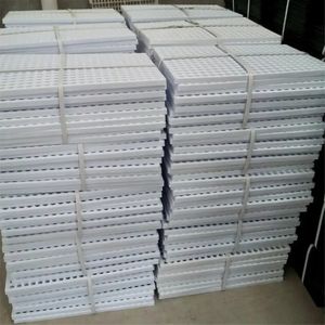 Neuer 60x60cm Weißer Anti-Biss Kaninchen-Kunststoffspaltenboden Kaninchenkäfigboden mit 5 Jahren Garantie - Product Image 5