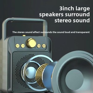 Jinzheng M95 cho <span class=keywords><strong>Bluetooth</strong></span> loa âm lượng cao loa siêu trầm điều khiển từ xa cho nhà sử dụng ngoài trời nhỏ âm thanh pin-điện - Product Image 5