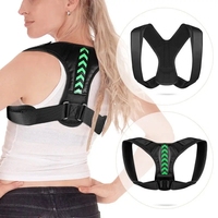 Correcteur de posture avec soutien dorsal en néoprène et sangles auto-agrippantes