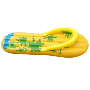 Custom Slipper Float PVC aufblasbare Flip Flop schwimmende Luft matratze