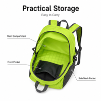 Sac à dos de randonnée portable et pliable 20L, étanche, avec logo personnalisé, pour voyage en extérieur, léger et décontracté – Nouveauté 2026, Offre Spéciale