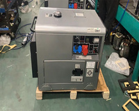 Groupe électrogène diesel silencieux portable à usage domestique, économique, 60 Hz, 220 V, monophasé, 7,5 kVA, 7 kW, refroidi par air