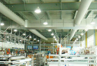 Conduit d'air en tissu non combustible de classe A JVTIA pour système HVAC, connecteur flexible, conduit d'air ignifuge