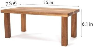 Acacia in legno <span class=keywords><strong>da</strong></span> tavolo armadio <span class=keywords><strong>da</strong></span> <span class=keywords><strong>cucina</strong></span> e bancone ripiano espositore per la parte superiore della scrivania a casa ufficio bagno - Product Image 2