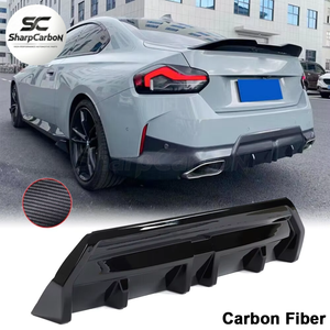 Difusor de Parachoques Trasero de Fibra de Carbono para <span class=keywords><strong>BMW</strong></span> Serie 2 G42 M <span class=keywords><strong>Sport</strong></span> M235i M240i <span class=keywords><strong>220i</strong></span> Coupé 2022 2023 - Product Image 2