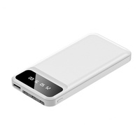 Chargeur de téléphone portable grande capacité QYPB-116 10000mAh 5000mAh, batterie externe portable d'extérieur avec câble intégré pour téléphone portable
