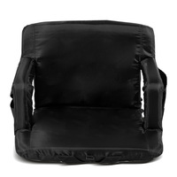 Chaise de stade pliable et inclinable portable, chaise de salle à manger en métal avec coussin rembourré, accoudoir et support dorsal OEM