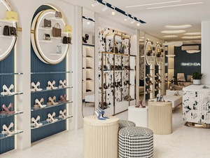 Muebles Personalizados para Tiendas de Calzado, Estantes Modernos para Exhibición de Calzado, Mobiliario para Tiendas Minoristas, Diseño de Interiores - Product Image 4
