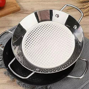Accessoires de <span class=keywords><strong>barbecue</strong></span> en acier inoxydable <span class=keywords><strong>pour</strong></span> cuisine extérieure, plaque de cuisson <span class=keywords><strong>pour</strong></span> fruits de mer, plateau de service <span class=keywords><strong>pour</strong></span> barbecues et événements en plein air - Product Image 5