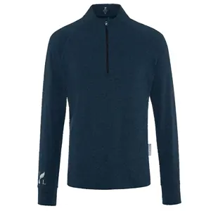 Custom High Quality Classic Cotton Button Polo Collar Blue Embroidery Long Sleeve Casual Polo