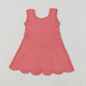 Ropa infantil para niñas, ropa deportiva, falda de yoga para verano, vestido deportivo, gran oferta, MOQ bajo. - Product Image 2