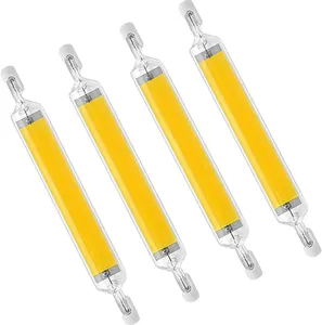 Lampe à LED R7S 78mm 118mm Projecteur haute puissance AC 110V 220V Tube en verre COB Ampoule Remplacer la lampe halogène - Product Image 1