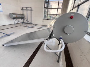 Kit de chauffe-eau solaire électrique double, collecteur solaire commercial <span class=keywords><strong>pour</strong></span> usage domestique et hôtelier, élément chauffant solaire en verre - Product Image 4