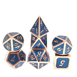 ชุดลูกเต๋าโลหะ D4 D12 D10 D8 D6 D20สีตามสั่งลูกเต๋า DND DND DICE <span class=keywords><strong>D</strong></span> & <span class=keywords><strong>D</strong></span> DICE RPG Dungeons และเกมมังกรลูกเต๋าโลหะ polyhedral - Product Image 6