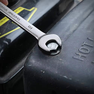 18mm Premium Quality Metric Swivel Head Ratchet <strong>Wrench</strong> Cr-V Constructed With Black Nickel Plating - Product Image 5
