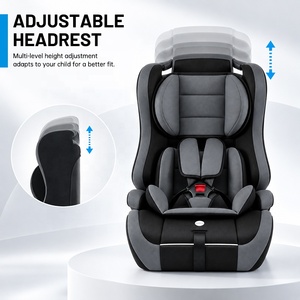Siège auto pliable pour bébé et enfant, homologué <span class=keywords><strong>ECE</strong></span> <span class=keywords><strong>R44</strong></span> <span class=keywords><strong>04</strong></span>, 9 mois à 12 ans, appuie-tête réglable, universel pour voiture - Product Image 5