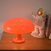 Lampe de table moderne minimaliste de luxe en forme de champignon, alimentée par USB, pour chambre à coucher, chevet, salon, restaurant, avec commande tactile