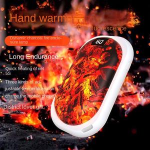 Productos 2023 nuevo cargador portátil eléctrico regalo de invierno calentador de calentamiento Mini bolsillo USB recargable llama calentador de manos banco de energía - Product Image 3