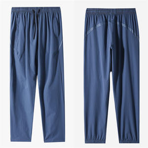 Celana Olahraga Musim Panas JLM, Celana Kasual Cepat Kering dengan Pola Solid dan Sambungan, Celana Lari Pria - Product Image 2