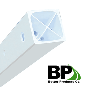 وظيفة أنبوب مربع بلاستيكي خفيف الوزن عالي القوة مع أداء مقاوم للماء لأنظمة لافتات مواقف السيارات - Product Image 2