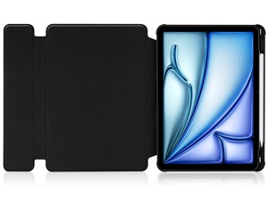 Chine fournisseur luxe tablette transparente protection en cuir TPU couverture rotative sans clavier pli étui pour <span class=keywords><strong>Ipad</strong></span> Air 11 2024 - Product Image 4