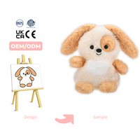 Peluche Anime Personnalisée, Jouet en Peluche Micro-ondable, Chien Mignon Kawaii, Idéal pour les Boutiques de Souvenirs, Échantillon Disponible