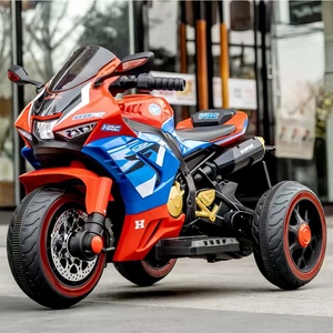 Motocicletta Elettrica per Bambini, Triciclo Ricaricabile per Ragazzi e Ragazze, Auto <span class=keywords><strong>Giocattolo</strong></span> con Seduta per Bambini, Telecomando, Doppia Trazione, Batteria - Product Image 4