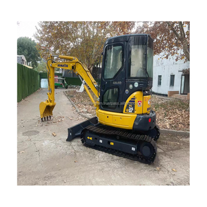 Excavatrice d'occasion KOMATSU PC35 3 tonnes, état excellent, faible usage, 99% neuve, mini-excavatrice japonaise Komatsu PC35 PC35MR avec EPA CE - Product Image 1