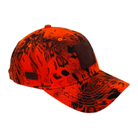 Chasse camo motif orange Chapeau