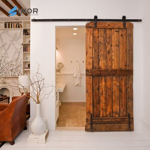 Améliore l'aménagement de la maison, rend la pièce plus ordonnée et plus belle, porte de grange en bois pratique et de qualité supérieure pour toutes les pièces - Product Image 3