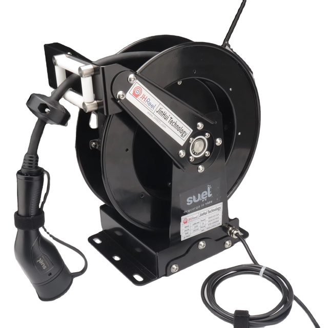 32A 40A 80A Electric Car  Retractable Ev Cable Reel for Electric Vehicle Charging