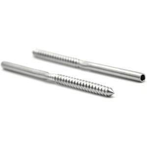 Marine Grade Stainless Steel Thread Terminal with <strong>Wood</strong> <strong>Screw</strong> for Cable Railing - Product Image 6