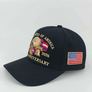 Gorra de Béisbol Conmemorativa del 250 Aniversario del Águila de la Libertad, de PVC, <span class=keywords><strong>6</strong></span> Paneles, Ajustable, de Tela de Algodón, Bordada, para las Cuatro Estaciones - Product Image 5