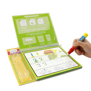 كتاب تلوين سحري للأطفال قابل لإعادة الاستخدام لتعليم الأطفال في وقت مبكر مع قلم ماء للأطفال - Product Image 1