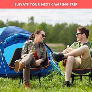 Chaise de camping pliable promotionnelle en nylon durable de haute qualité, logo personnalisé, design léger et portable, style simple - Product Image 6