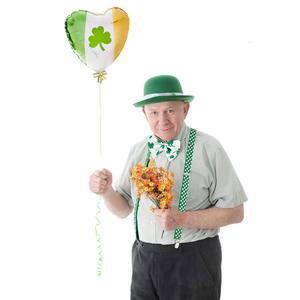 St Patricks Ngày Thiết Lập Vui Màu Xanh Lá Cây Shamrock Nguồn Cung Cấp Bên Ireland Lễ Hội Dây Đeo Treo Tie Bowtie Cà Vạt - Product Image 5