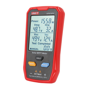 Medidor Solar MPPT TONY UT673PV 5~800W, Probador de Módulos Fotovoltaicos, Voltaje Abierto/Corto Circuito, Corriente, Alta Precisión (1.5%+5), 1 Año de Garantía - Product Image 2