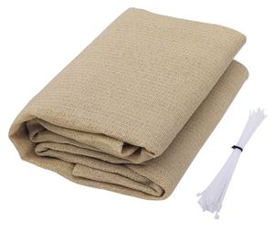 HDPE 고품질 80Gsm-320Gsm 차양망 야외 수영장용 3*30m 300Gsm 야외 캠핑용 뒷마당 차양막 - Product Image 1