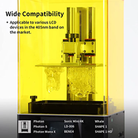 Résine lavable à l'eau pour impression 3D 1kg 500g par Kexcelled UV 405nm Résine photopolymère rigide à impression rapide et facile à nettoyer