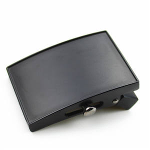 Canvas Web Belt Estilo Militar Preto Em Branco Roller Belt Buckle - Product Image 1