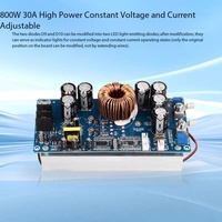 Module de réduction de tension réglable DC20-70V à DC2.5-58V, 800W 30A, alimentation DC-DC à courant et tension constants