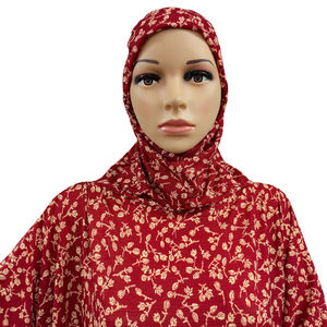 NOUVEAU Vêtement de prière pour femmes musulmanes, hijabs fleuris, jilbab, robe de culte turque africaine avec bonnet, robe kaftan islamique arabe, Ramadan - Product Image 2